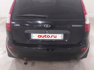 2013 Lada (ВАЗ) Kalina I, чёрный, 350000 рублей, вид 4