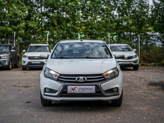 2018 Lada (ВАЗ) Vesta I, белый, 692000 рублей, вид 3