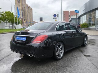 2017 Mercedes-Benz C-Класс 180 9G-TRONIC IV (W205), чёрный, 1915000 рублей, вид 4