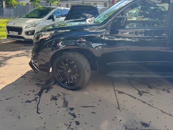 2013 Toyota Land Cruiser Prado 150 Series Рестайлинг 1, чёрный, 3500000 рублей - вид 7