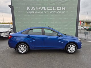 2021 Lada (ВАЗ) Vesta I, синий, 1180000 рублей, вид 4