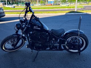 1996 Yamaha XVS400 Drag Star, чёрный, 500000 рублей, вид 4