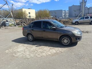 2014 Lada (ВАЗ) Granta I, коричневый, 390000 рублей, вид 4