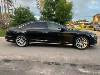 2019 Audi A8 Long 60 TFSI IV (D5), чёрный, 7900000 рублей, вид 5
