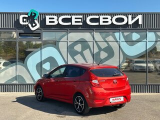 2012 Hyundai Solaris I, красный, 727000 рублей, вид 3
