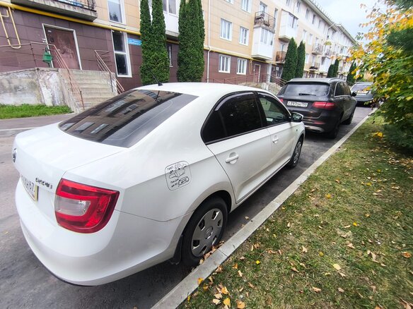2014 Skoda Rapid I, белый, 735000 рублей - вид 3