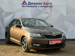 2018 Skoda Rapid I Рестайлинг, коричневый, 999000 рублей, вид 3