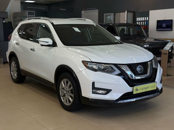2017 Nissan Rogue II Рестайлинг, белый, 1350000 рублей - вид 5