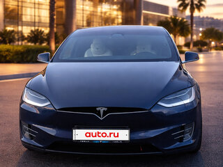 2018 Tesla Model X 100D I, синий, 3990000 рублей, вид 2
