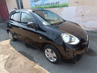 2016 Nissan March IV (K13) Рестайлинг, чёрный, 550000 рублей, вид 2