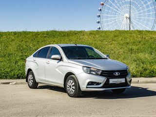 2016 Lada (ВАЗ) Vesta I, серебристый, 600000 рублей, вид 5