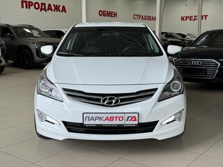 2015 Hyundai Solaris I Рестайлинг, белый, 1095000 рублей, вид 2