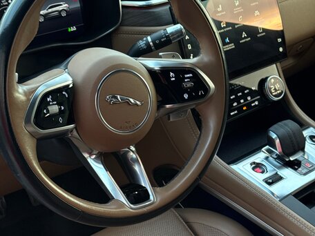 2021 Jaguar F-Pace I Рестайлинг, синий, 4300000 рублей, вид 3