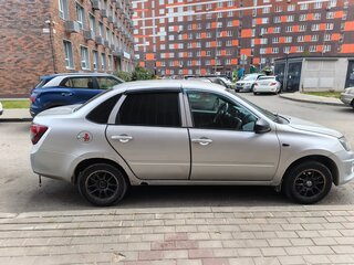 2012 Lada (ВАЗ) Granta I, серебристый, 375000 рублей, вид 5
