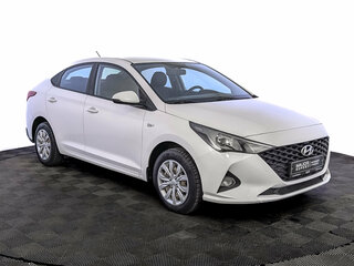 2022 Hyundai Solaris II Рестайлинг, белый, 1540000 рублей, вид 3