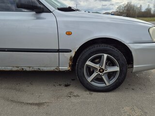 2005 Hyundai Accent ТагАЗ II, серебристый, 190000 рублей, вид 4