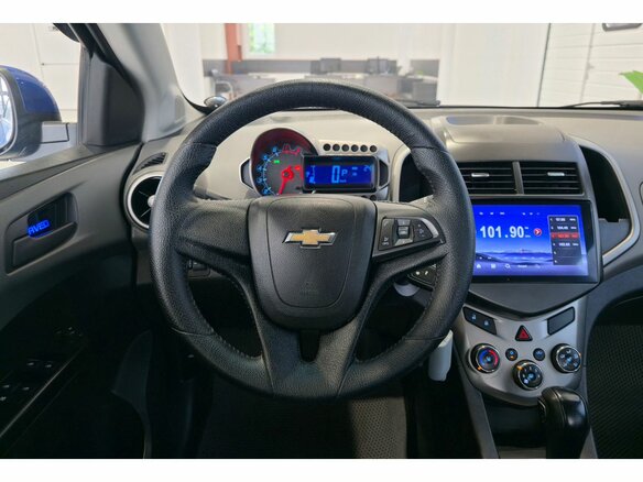 2012 Chevrolet Aveo II, синий, 849000 рублей - вид 11