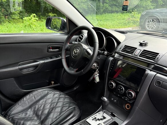 2005 Mazda 3 I (BK), чёрный - вид 6