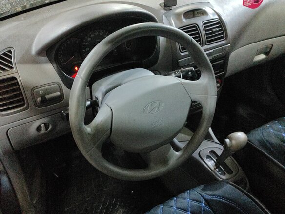 2008 Hyundai Accent ТагАЗ II, серый, 400000 рублей - вид 7