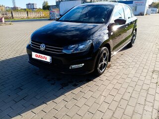 2019 Volkswagen Polo V Рестайлинг, чёрный, 1450000 рублей, вид 2