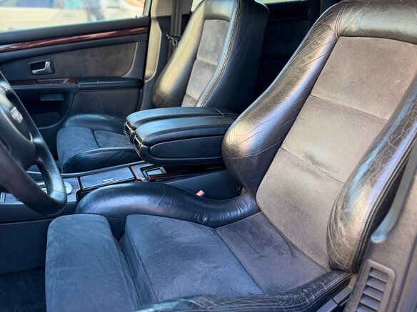 1999 Audi A8 I (D2) Рестайлинг, чёрный - вид 8