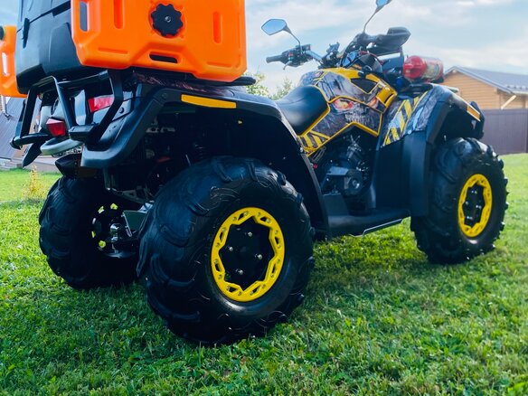 2012 BRP Can-Am Outlander 800, жёлтый, 850000 рублей - вид 4