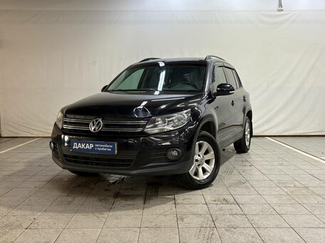 2013 Volkswagen Tiguan I Рестайлинг, чёрный, 880000 рублей, вид 1