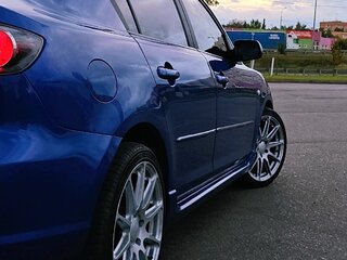 2007 Mazda 3 I (BK) Рестайлинг, синий, 648000 рублей, вид 4