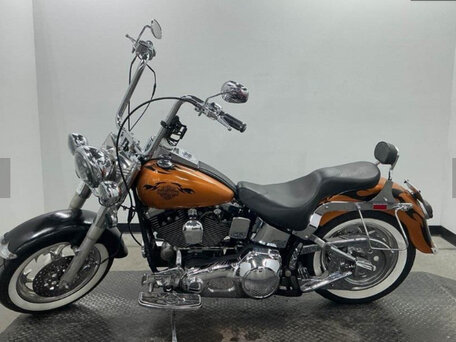 1998 Harley-Davidson Fat Boy, золотистый, 640000 рублей, вид 2