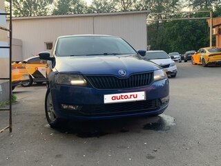 2019 Skoda Rapid I Рестайлинг, синий, 1200000 рублей, вид 1