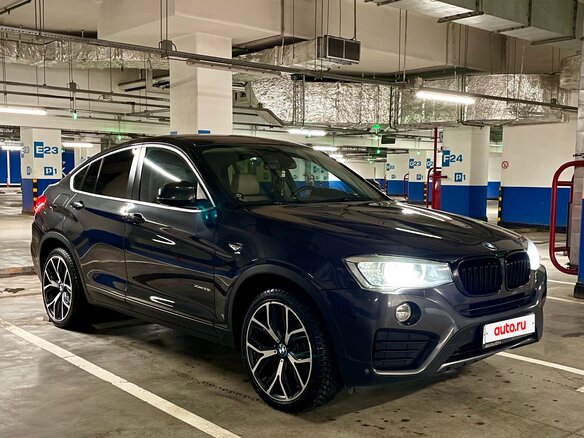 2015 BMW X4 28i I (F26), серый, 2550000 рублей - вид 4