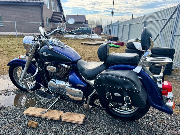 2006 Suzuki Boulevard C50, синий, 550000 рублей - вид 14