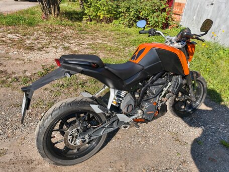 2012 KTM 200 Duke, оранжевый, 209000 рублей, вид 3