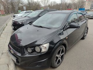2013 Chevrolet Aveo II, чёрный, 590000 рублей, вид 1