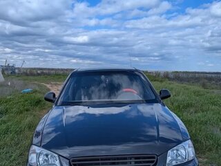 2010 Hyundai Accent ТагАЗ II, чёрный, 450000 рублей, вид 2