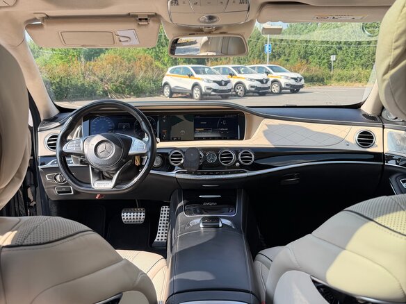 2015 Mercedes-Benz S-Класс 500 Long VI (W222, C217), чёрный, 3400000 рублей - вид 8
