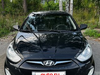 2011 Hyundai Solaris I, чёрный, 650000 рублей, вид 1