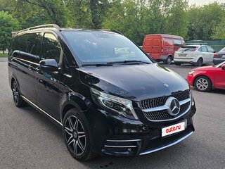 2020 Mercedes-Benz V-Класс Long 220 d длинный III (W447) Рестайлинг, чёрный, 5300000 рублей, вид 4
