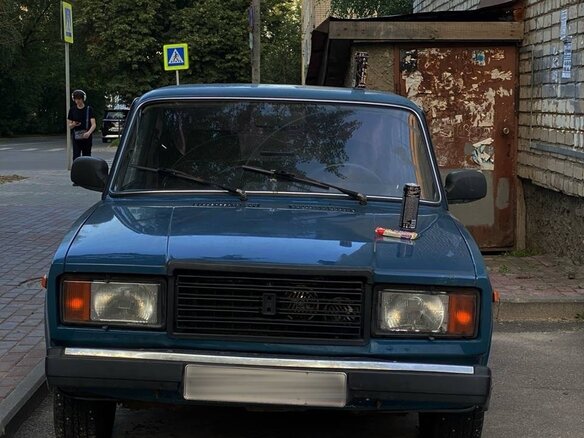 2007 Lada (ВАЗ) 2107, синий, 120000 рублей - вид 2