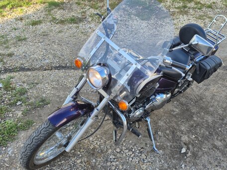 2005 Yamaha XVS650 Drag Star, фиолетовый, 450000 рублей, вид 4