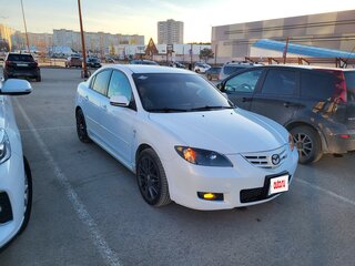 2008 Mazda 3 I (BK) Рестайлинг, белый, 515000 рублей, вид 3