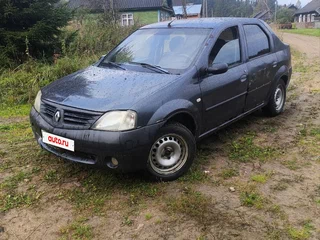 2007 Renault Logan I, серый, 180000 рублей, вид 1