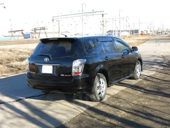 2011 Toyota Corolla Fielder X (E140, E150) Рестайлинг, чёрный, 750000 рублей - вид 7