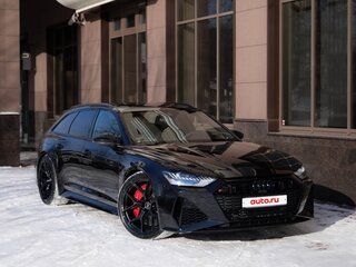 2022 Audi RS 6 IV (C8), чёрный, 14800000 рублей, вид 3