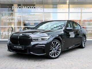 2020 BMW 7 серии 740d xDrive VI (G11/G12) Рестайлинг, чёрный, 5500000 рублей, вид 1