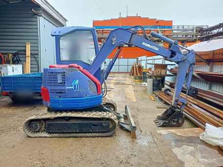 1998 Komatsu PC28UU, синий, 1500000 рублей, вид 1