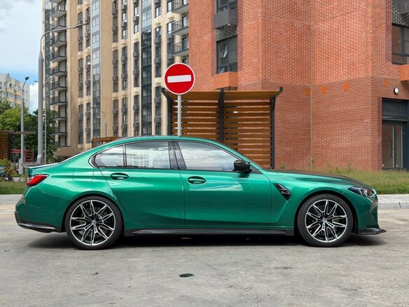 2022 BMW M3 Competition Package VI (G80), зелёный, 11500000 рублей - вид 15