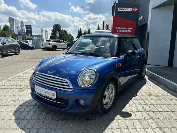 2013 Mini Hatch Cooper II (R56) Рестайлинг, синий - вид 2