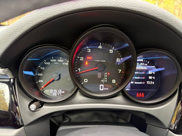 2021 Porsche Macan I Рестайлинг 2, синий, 3750000 рублей - вид 14