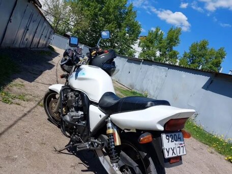 1998 Honda CB 400F, белый, 249999 рублей, вид 1